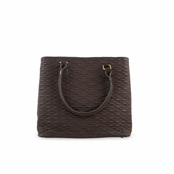 Brown Formal Hand Bag P55664
