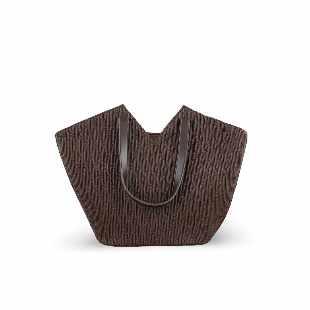 Brown Women Formal Shoulder Bag P55670