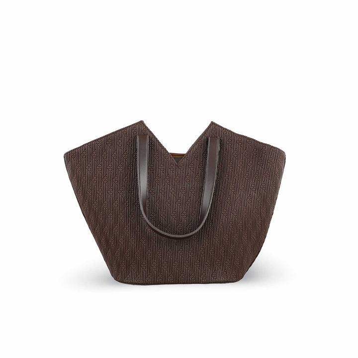 Brown Women Formal Shoulder Bag P55670