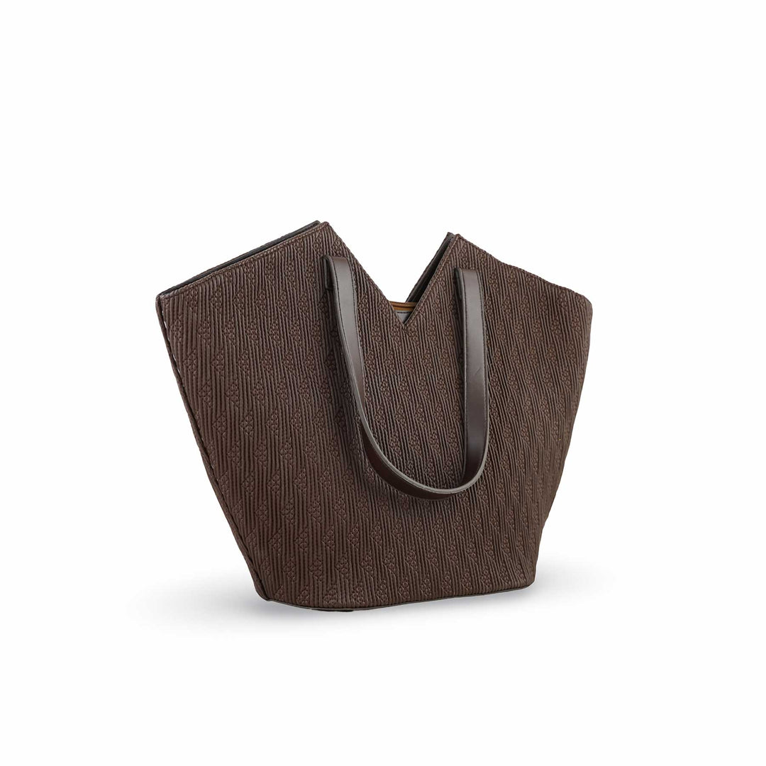 Brown Women Formal Shoulder Bag P55670