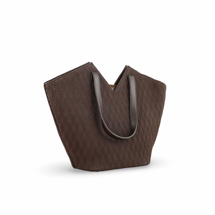 Brown Women Formal Shoulder Bag P55670