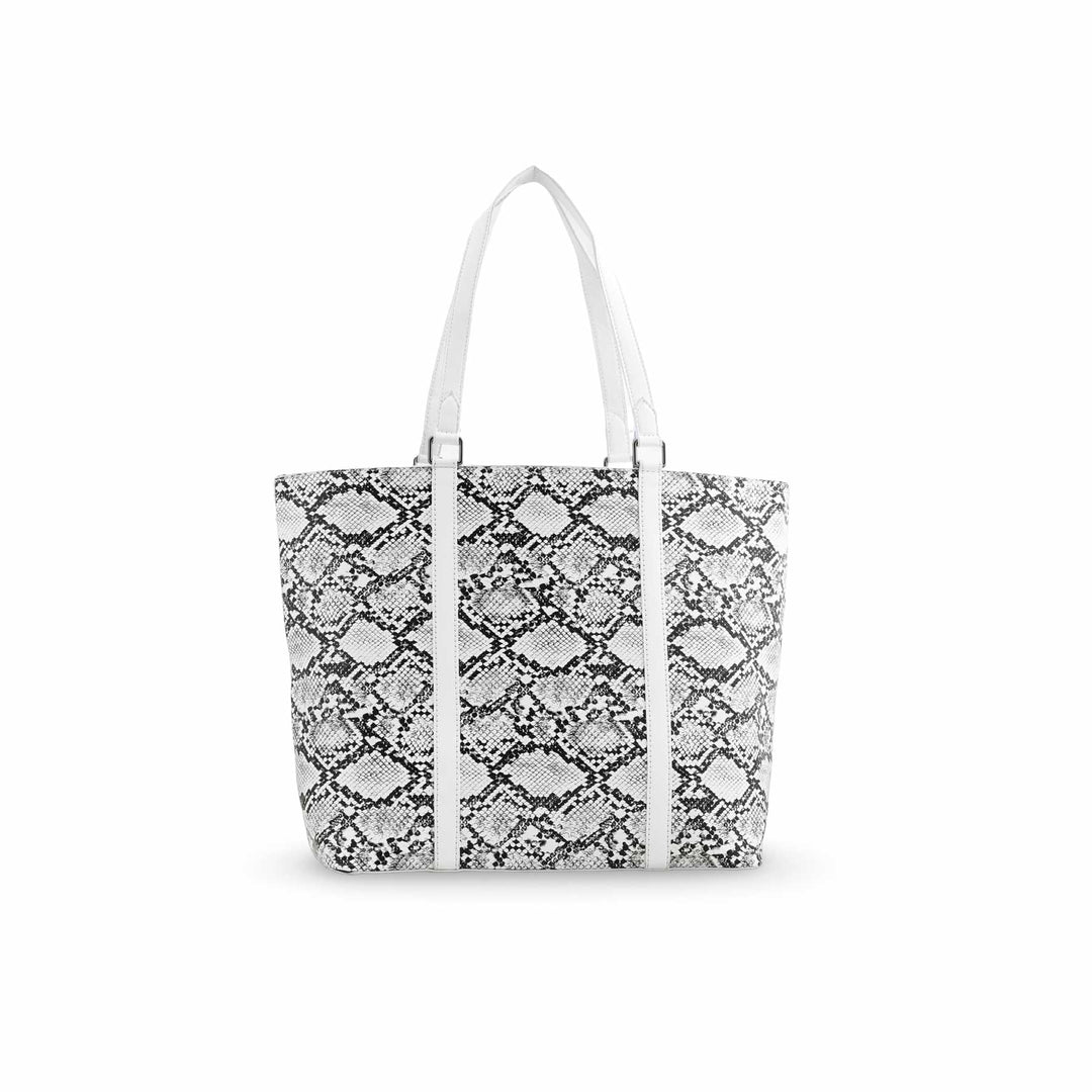 White Women Formal Shoulder Bag P55671