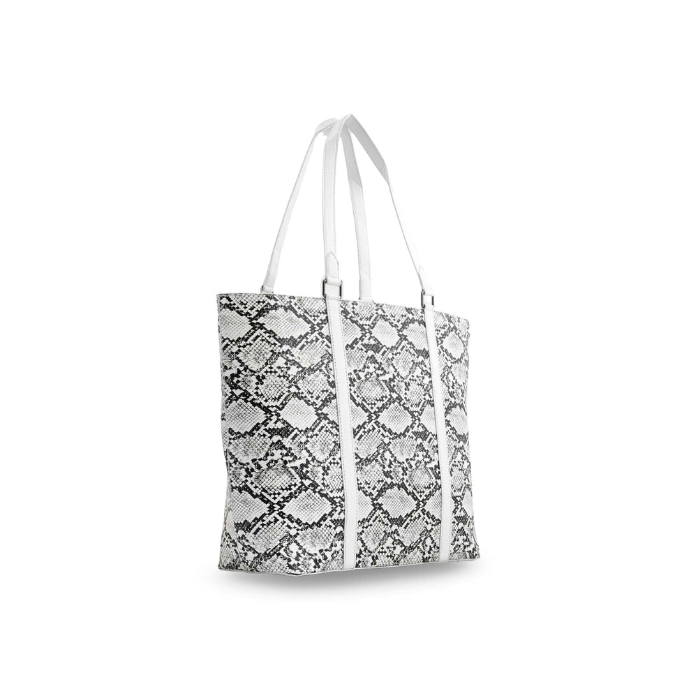 White Women Formal Shoulder Bag P55671