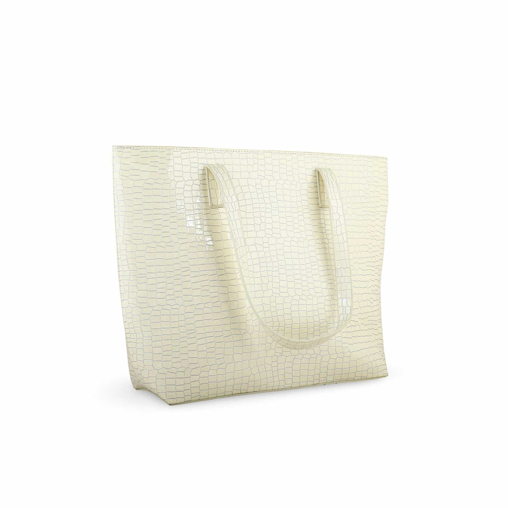 Cream Formal Shoulder Bag P55680