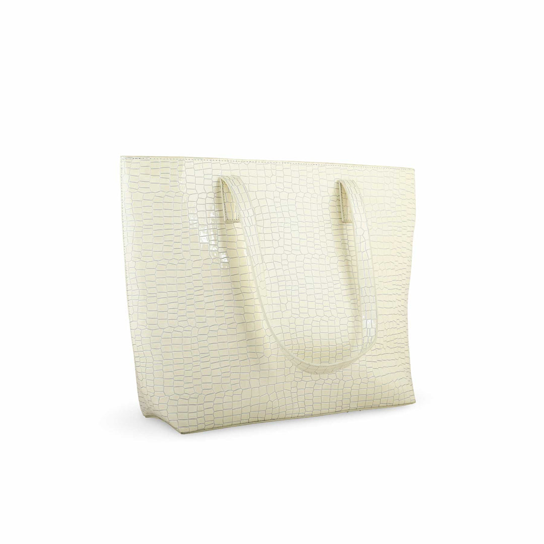 Cream Formal Shoulder Bag P55680