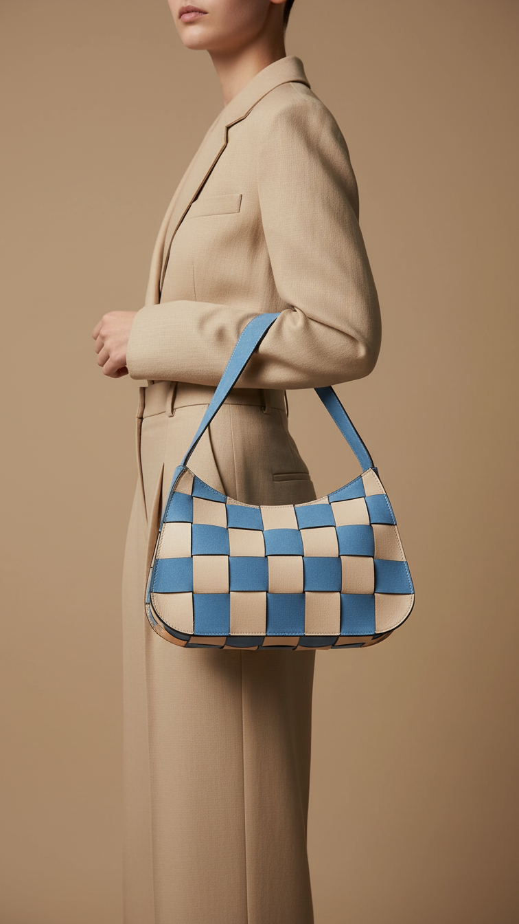 Blue Casual Shoulder Bag P55688