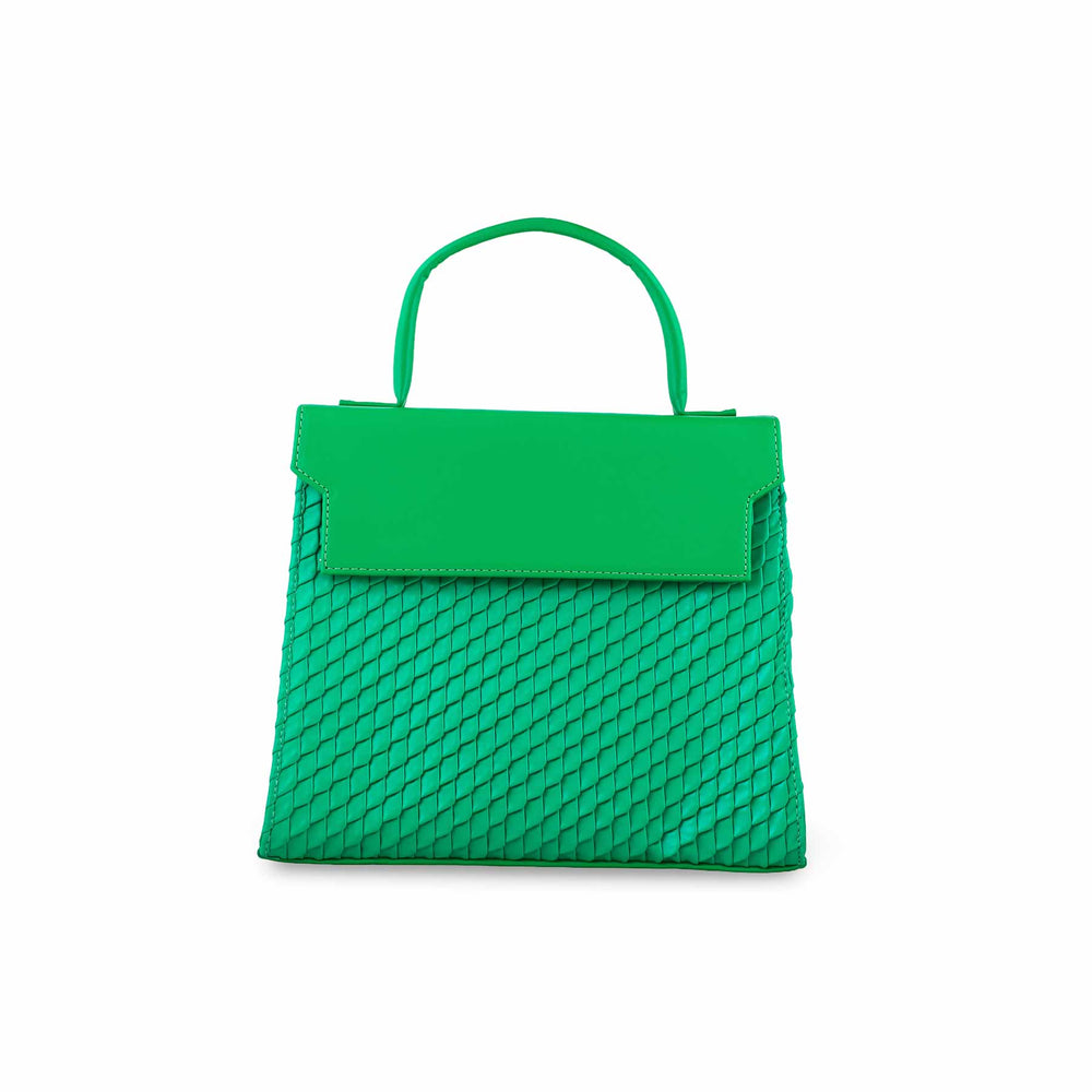 Green Casual Shoulder Bag For Women P55690