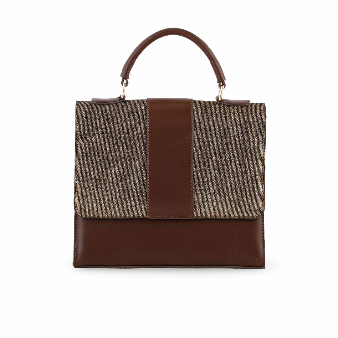 Brown Casual Shoulder Bag For Women P55692