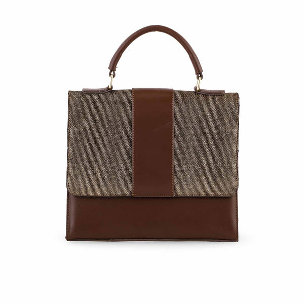 Brown Casual Shoulder Bag For Women P55692