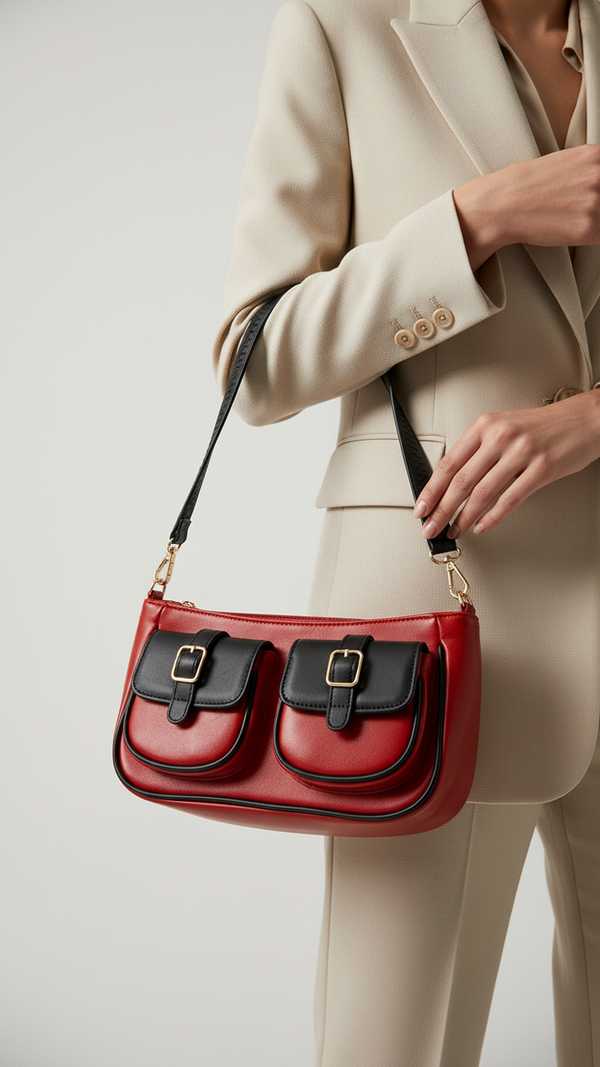 Maroon Casual Shoulder Bag P55693