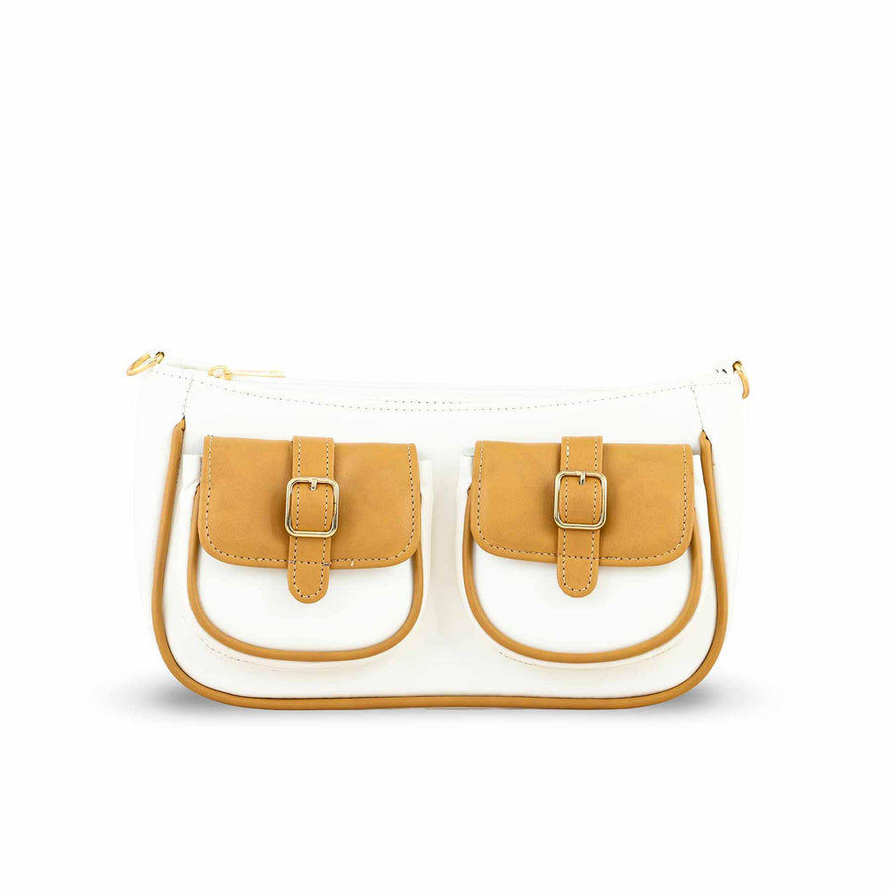 Beige Casual Shoulder Bag P55693