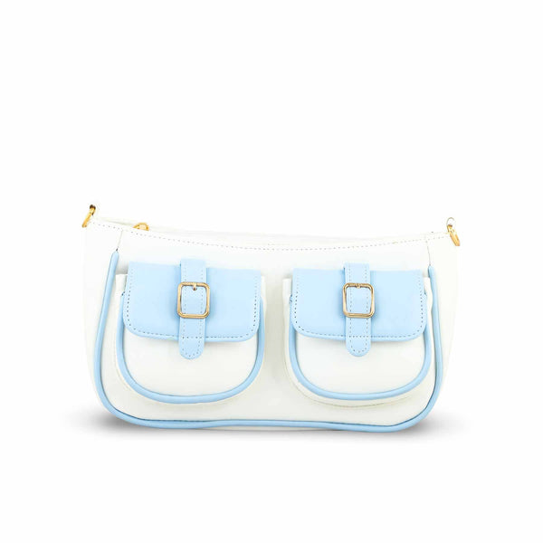 Sky Blue Casual Shoulder Bag P55693