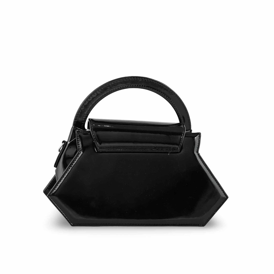 Black Casual Hand Bag P55700