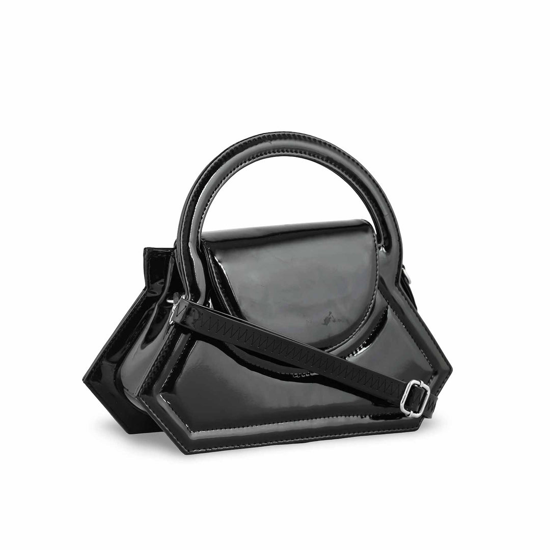 Black Casual Hand Bag P55700