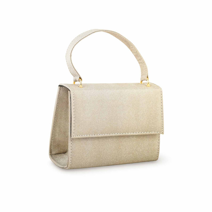 Golden Casual Shoulder Bag For Ladies P55703