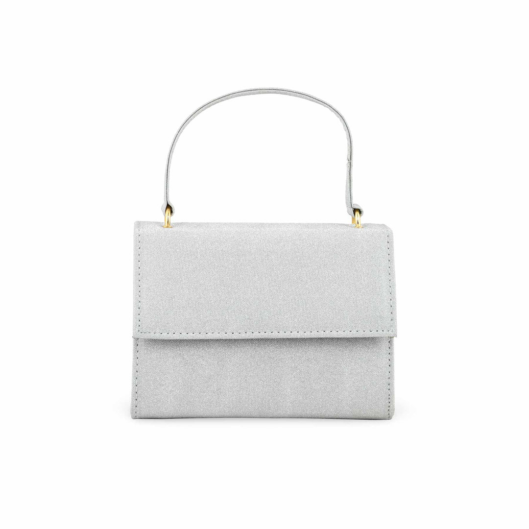 Silver Casual Shoulder Bag For Ladies P55703