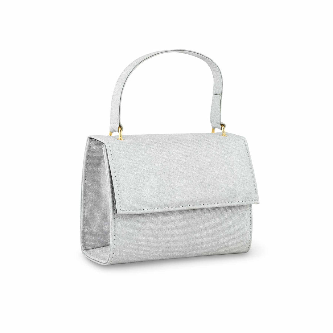 Silver Casual Shoulder Bag For Ladies P55703