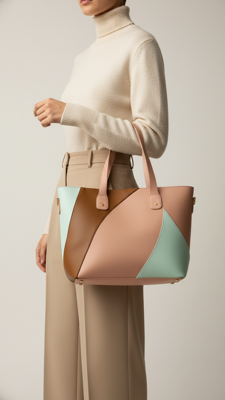 Pink Casual Shoulder Bag For Ladies P55708