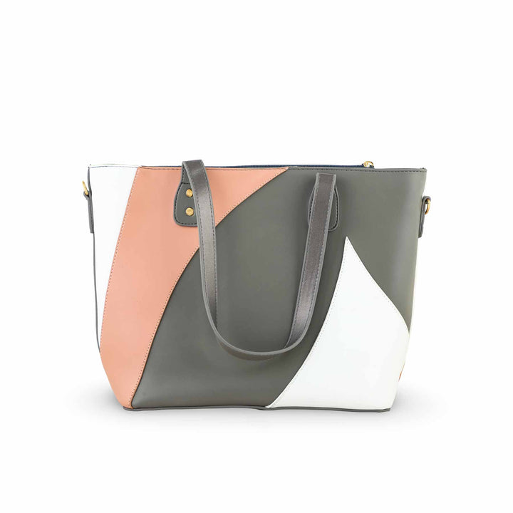 Grey Casual Shoulder Bag For Ladies P55708