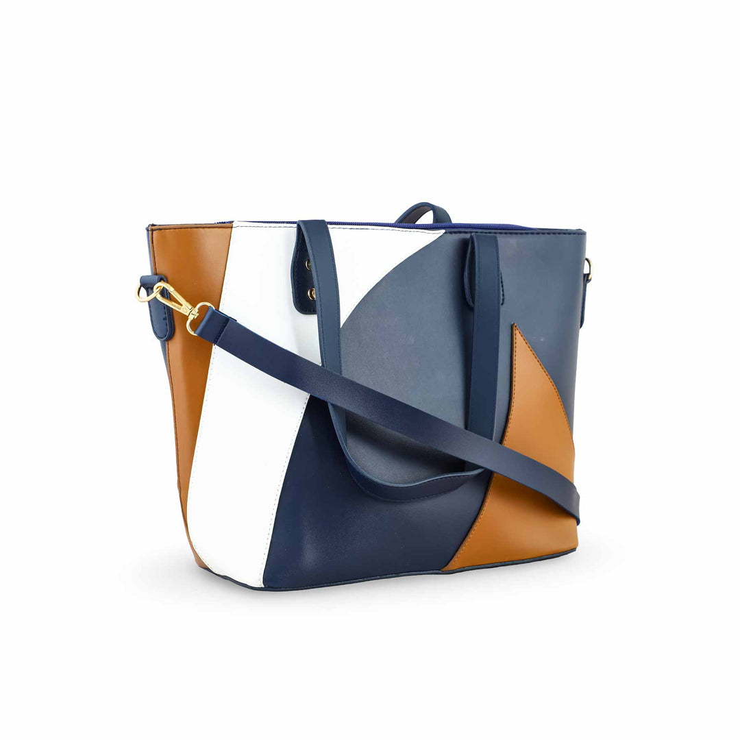 Blue Casual Shoulder Bag For Ladies P55708