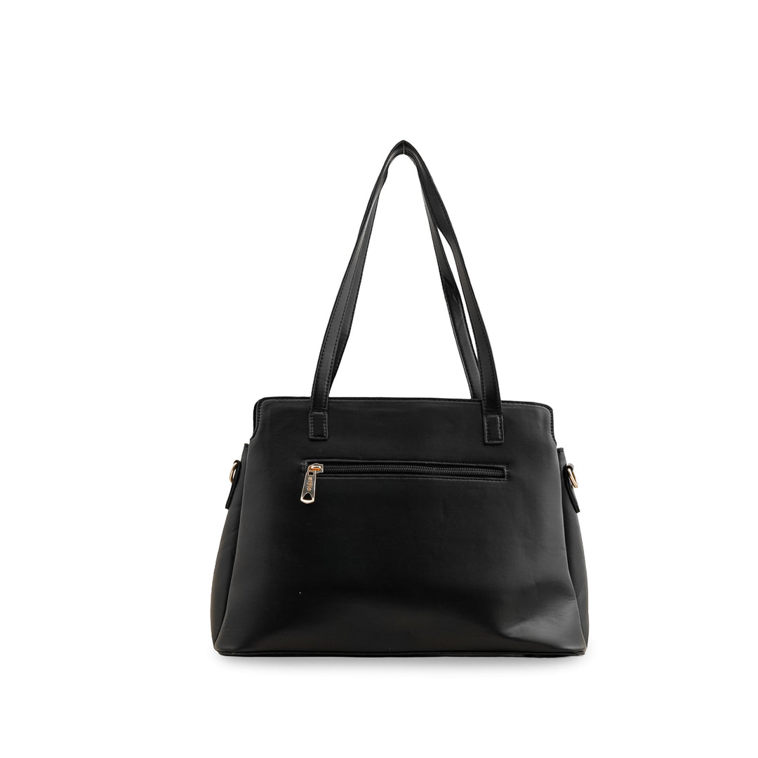 Black Formal Hand Bag P55715