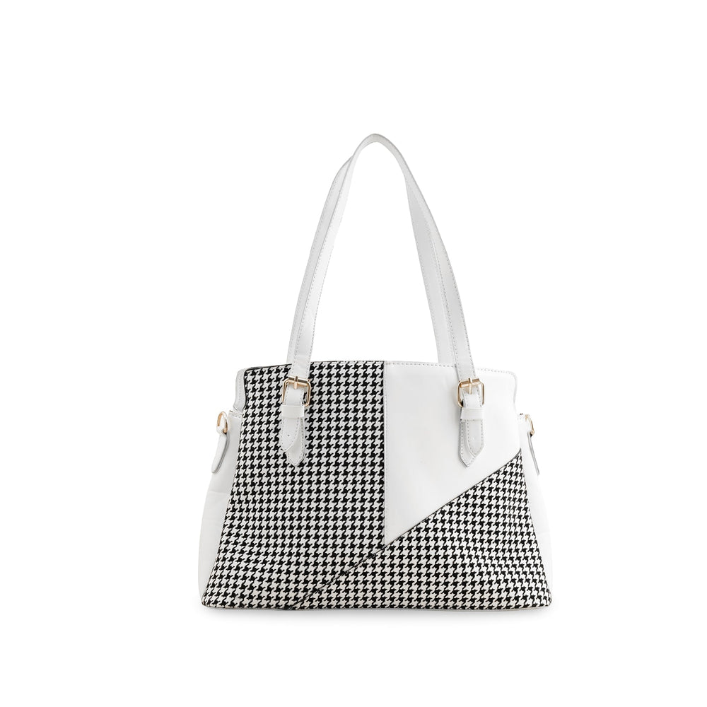 White Formal Hand Bag P55715