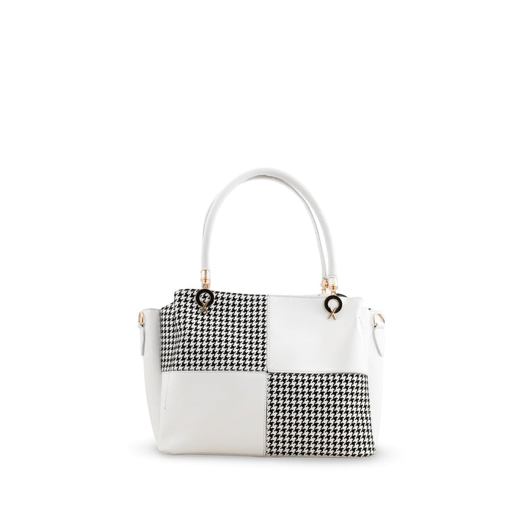 White Formal Hand Bag P55718