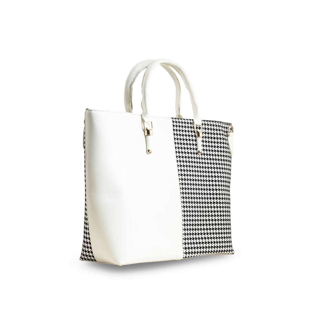 White Formal Shoulder Bag P55720