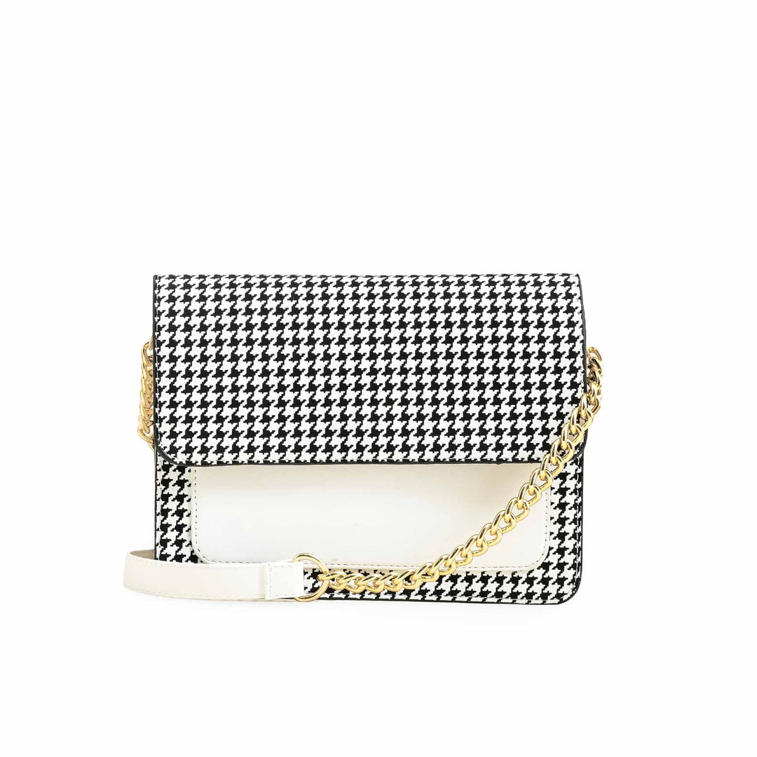 White Formal Shoulder Bag P55721