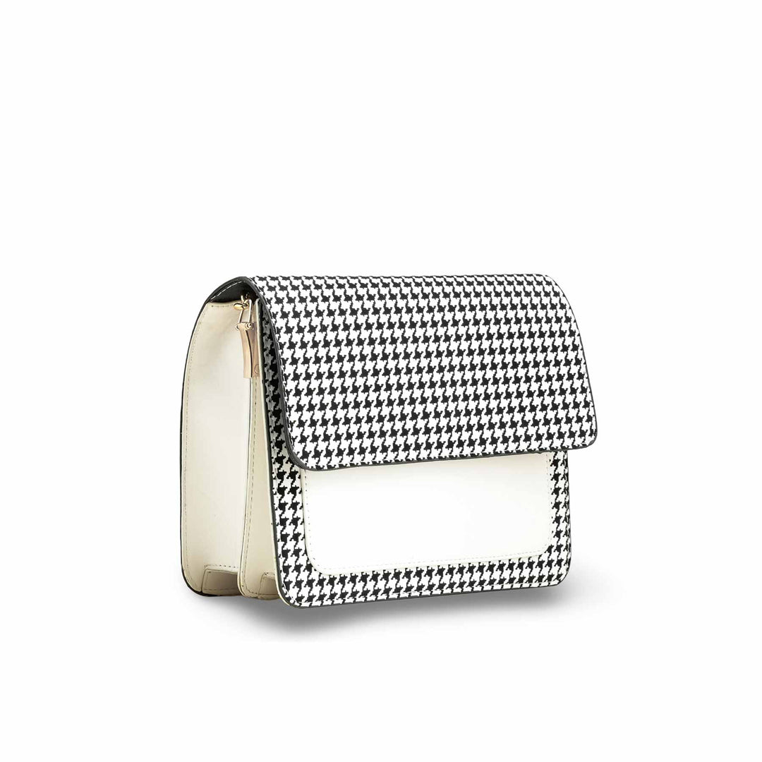 White Formal Shoulder Bag P55721