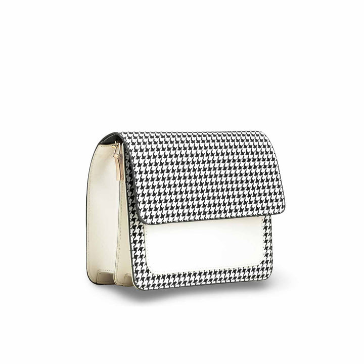 White Formal Shoulder Bag P55721