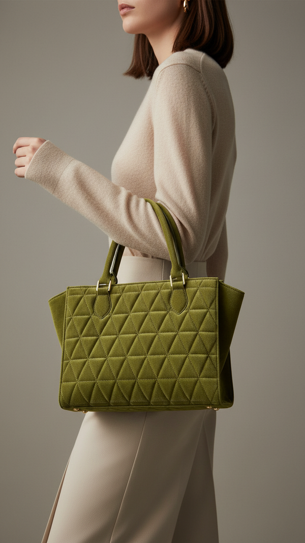 Green Women Formal Shoulder Bag P55723