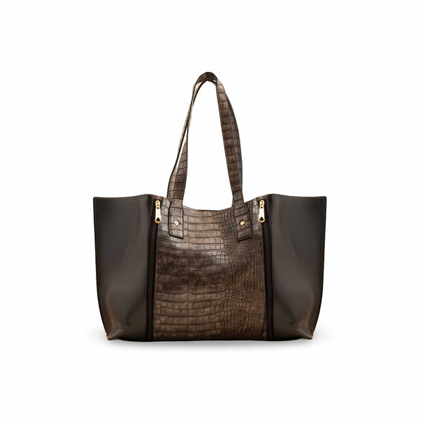 Brown Formal Shoulder Bag P55729