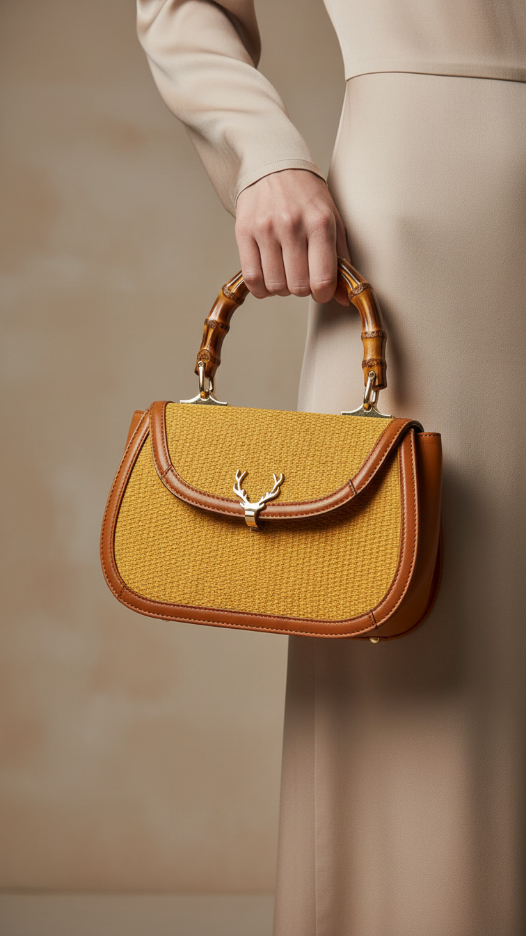 Yellow Formal Shoulder Bag P55731