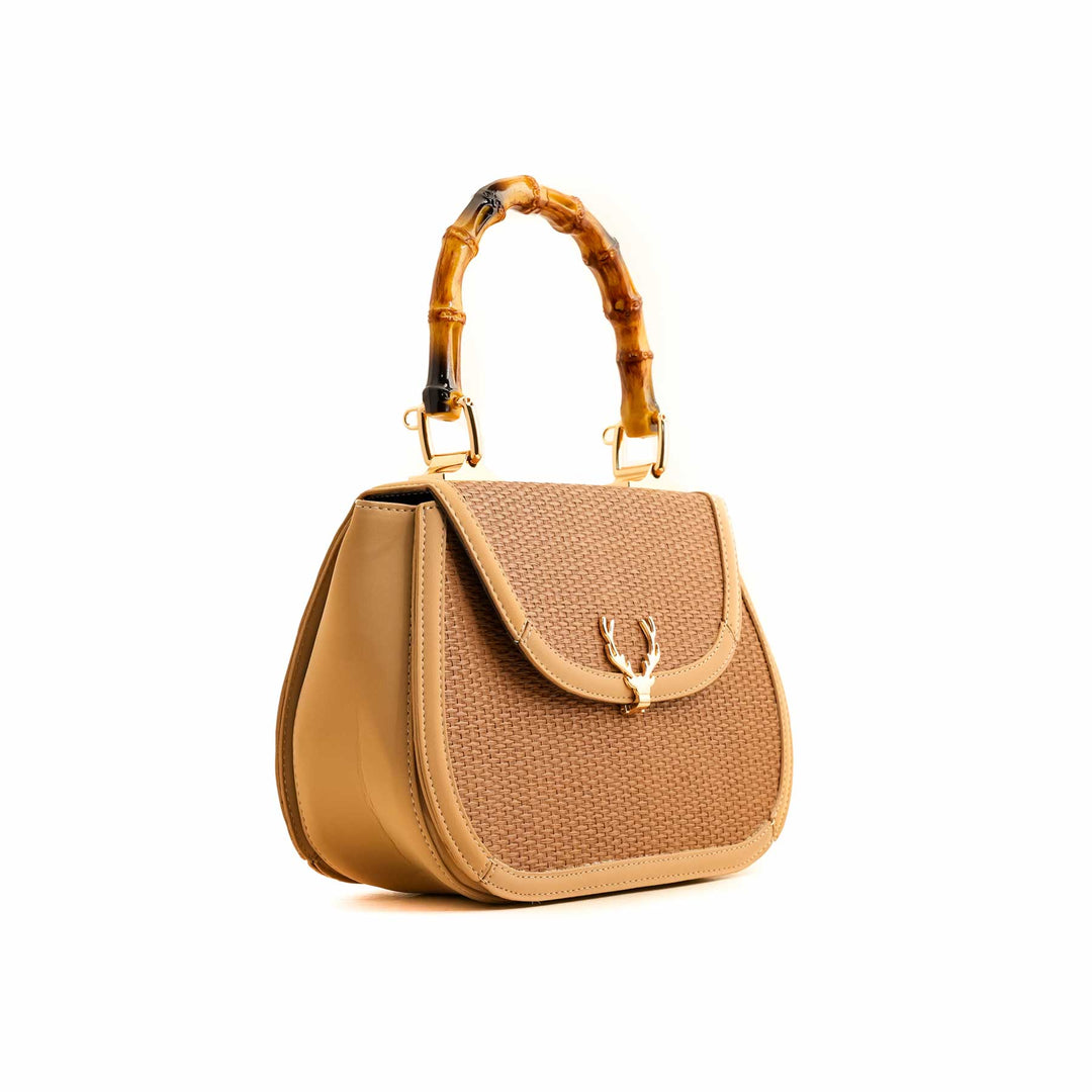Beige Formal Shoulder Bag P55731