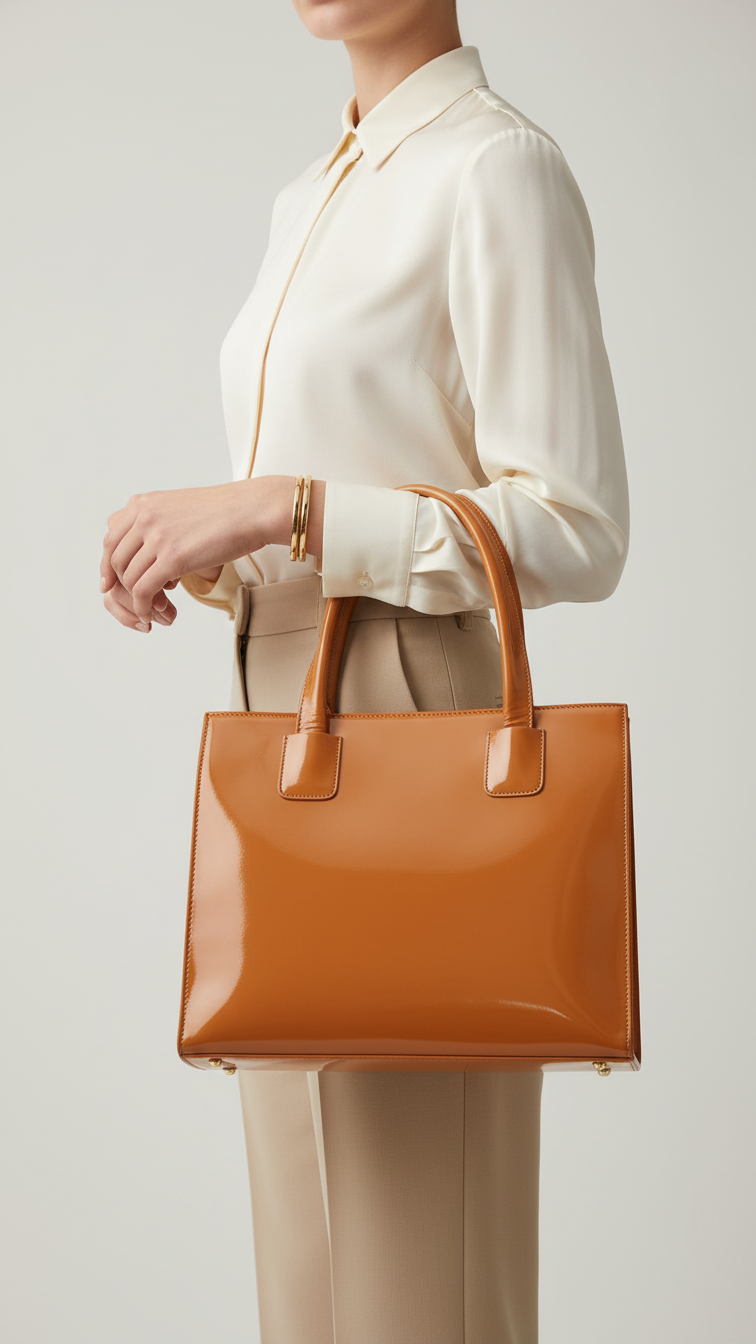 Beige Formal Hand Bag P55737
