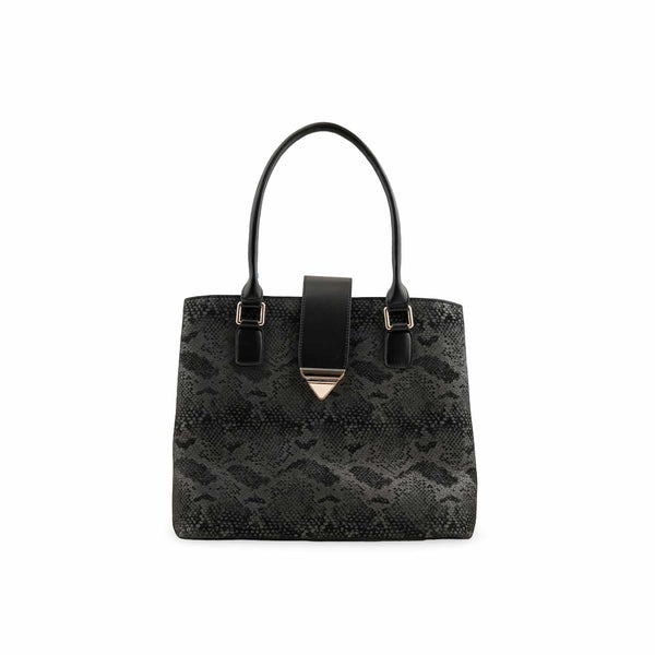 Black Formal Hand Bag P55740