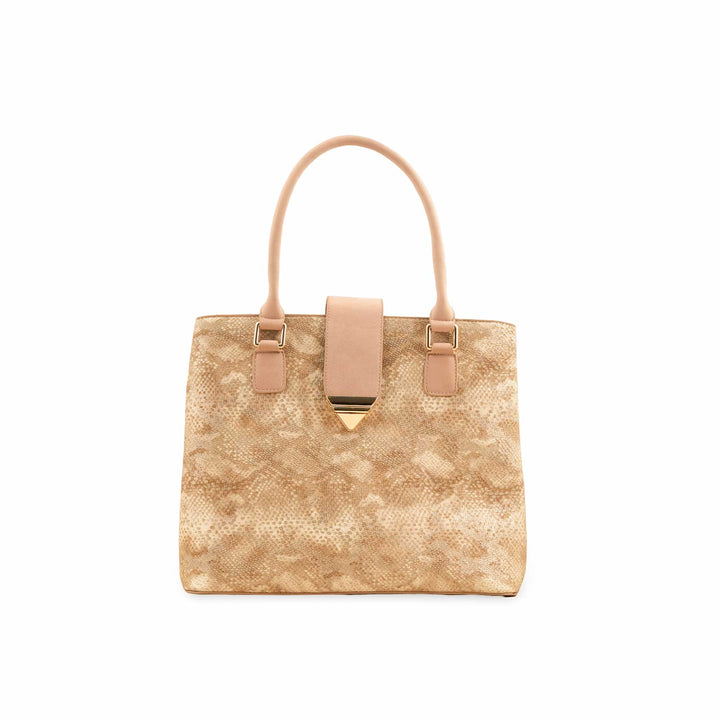 Beige Formal Hand Bag P55740
