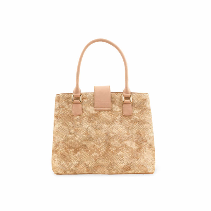 Beige Formal Hand Bag P55740
