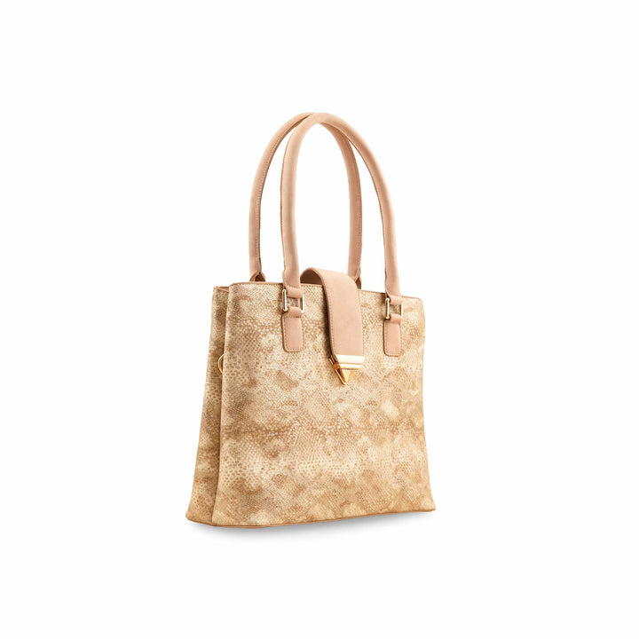Beige Formal Hand Bag P55740