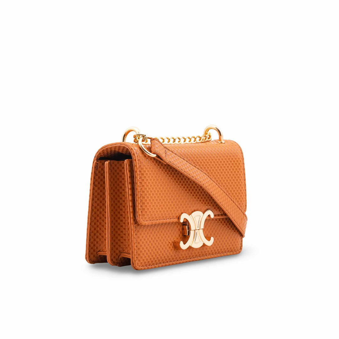 Brown Casual Shoulder Bag For Ladies P55743