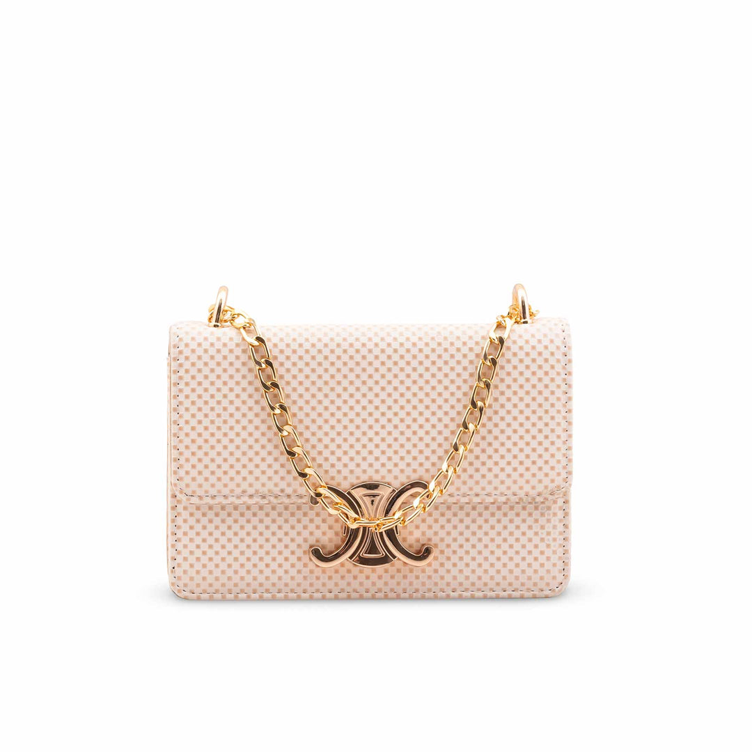 White Casual Shoulder Bag For Ladies P55743