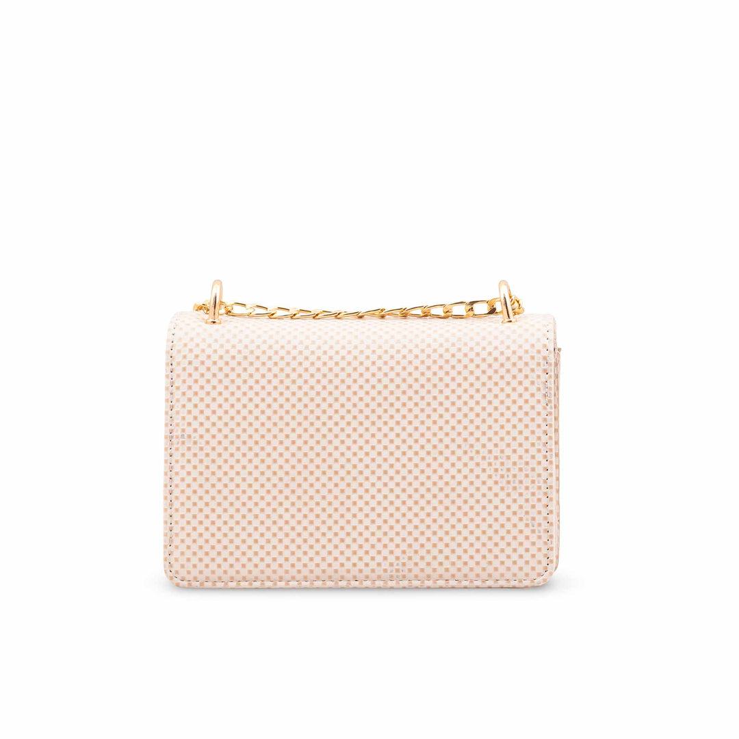 White Casual Shoulder Bag For Ladies P55743