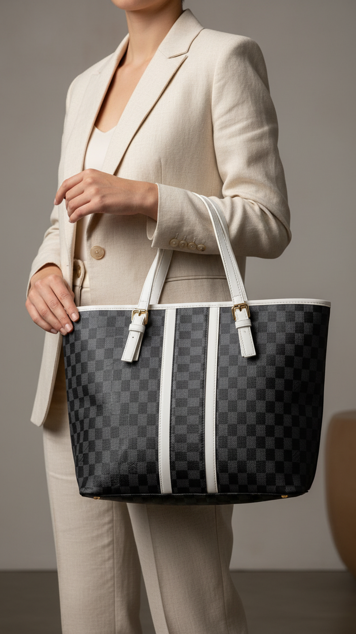 Black Formal Shoulder Bag P55751