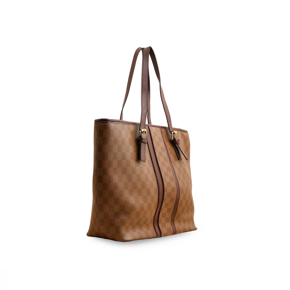 Brown Formal Shoulder Bag P55751