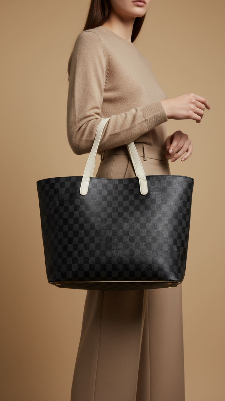 Black Formal Shoulder Bag P55752