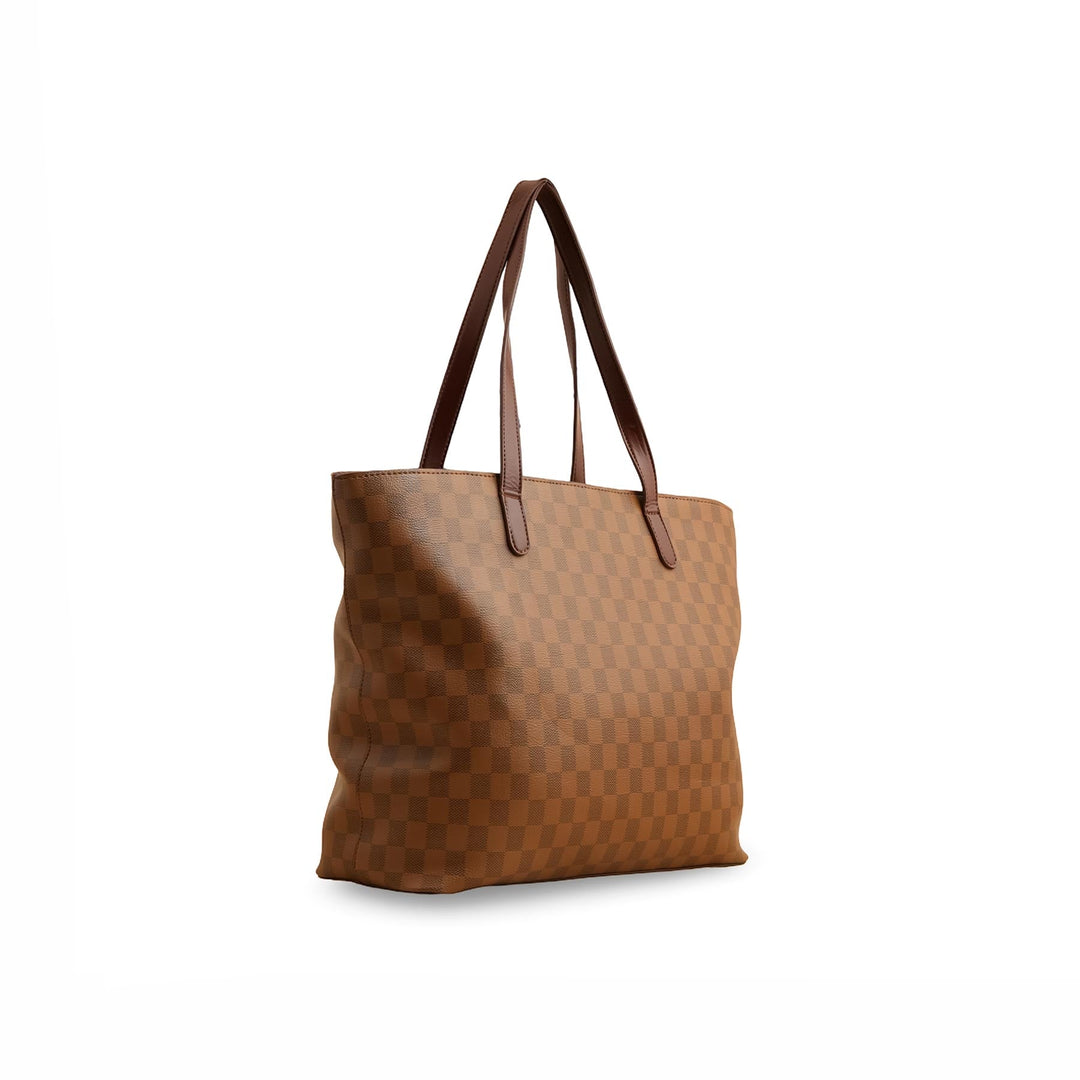 Brown Formal Shoulder Bag P55752