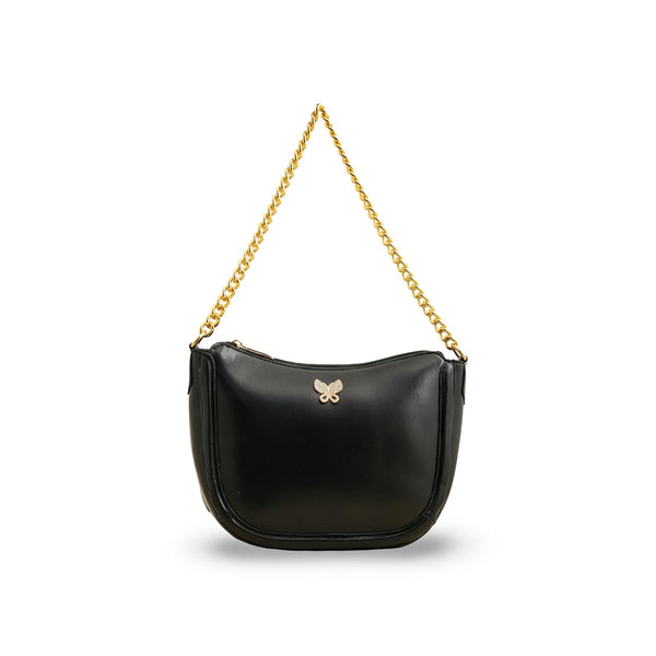 Black Casual Shoulder Bag For Women P55763