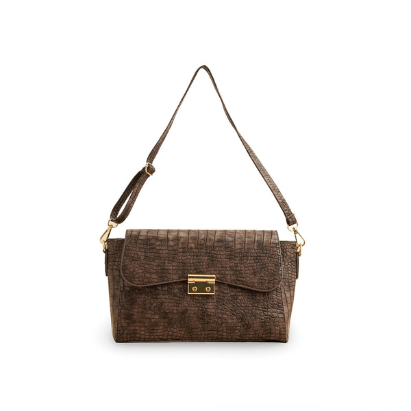 Brown Formal Shoulder Bag P55766