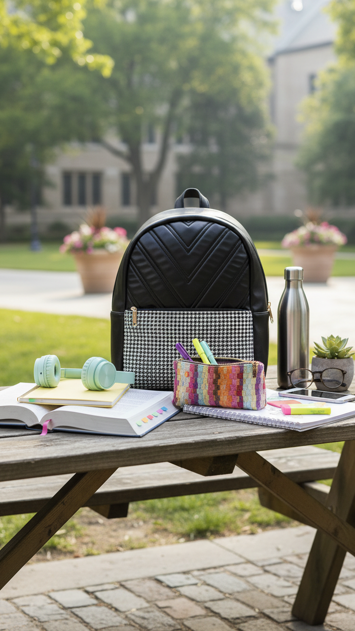 Blkwht Formal Backpack P55768
